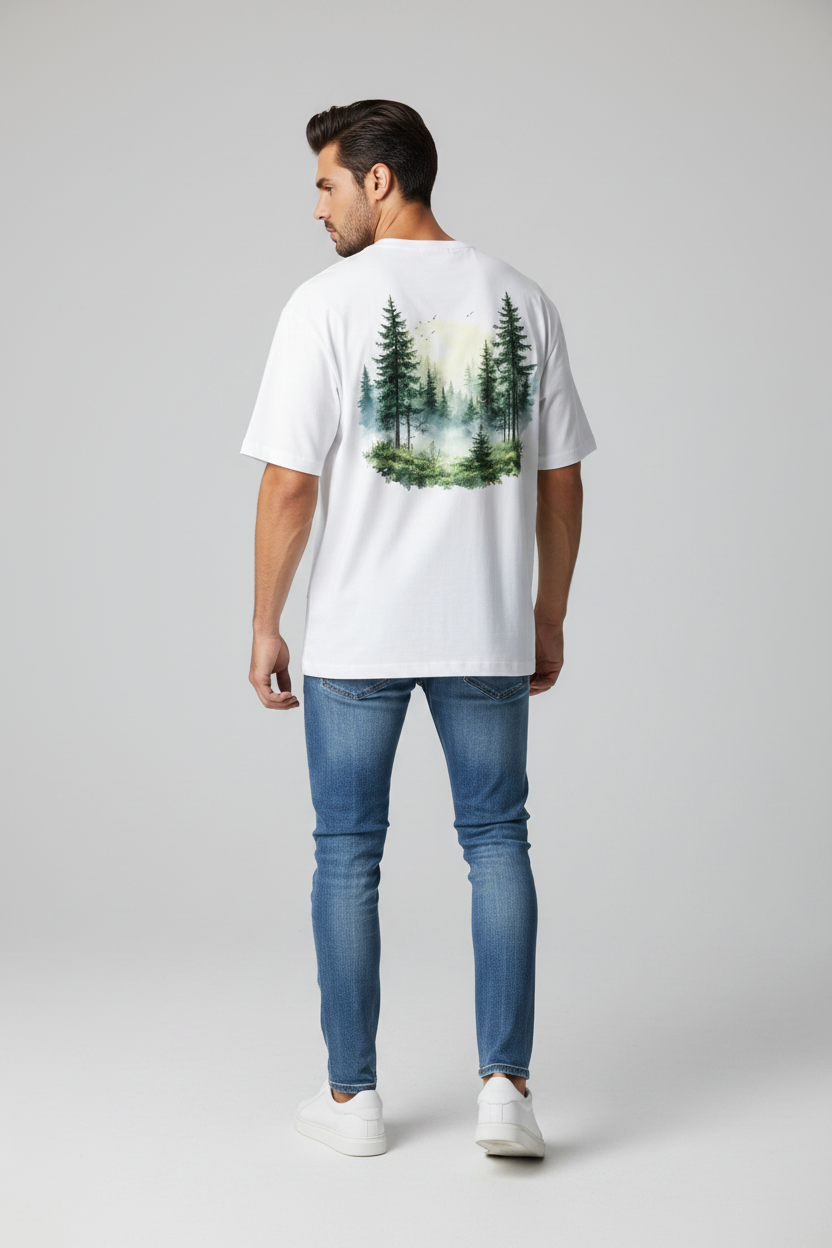 Nature lover front and back design Oversized T-Shirt