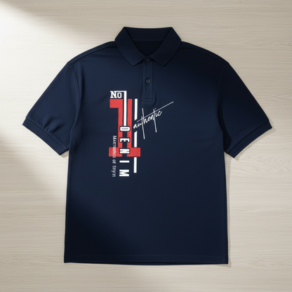 Denim Polo T-Shirt