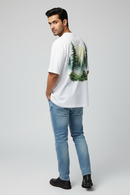 Nature lover front and back design Oversized T-Shirt