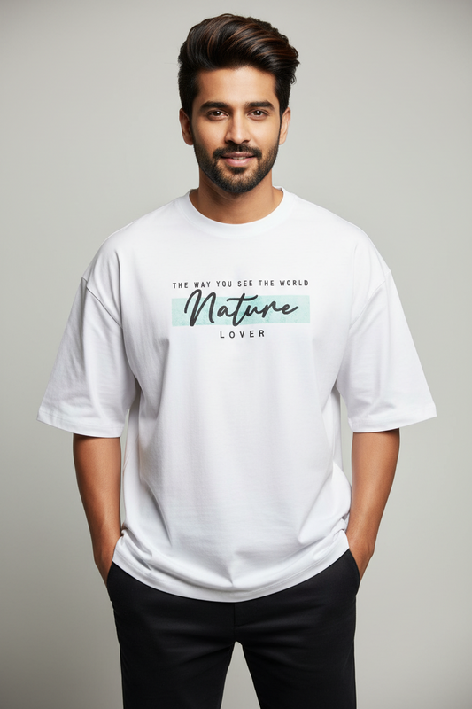 Nature lover front and back design Oversized T-Shirt