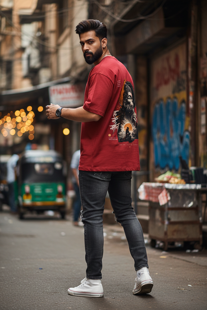 Hanuman Graphics Unisex Oversized Classic T-Shirt