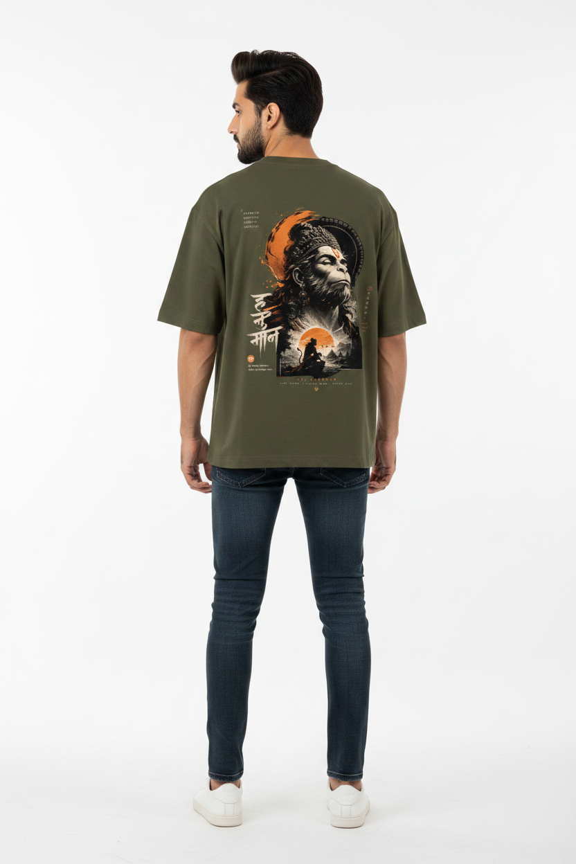 Hanuman Graphics Unisex Oversized Classic T-Shirt
