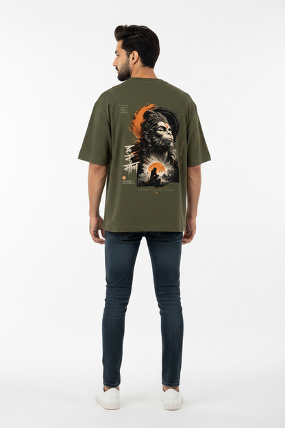 Hanuman Graphics Unisex Oversized Classic T-Shirt