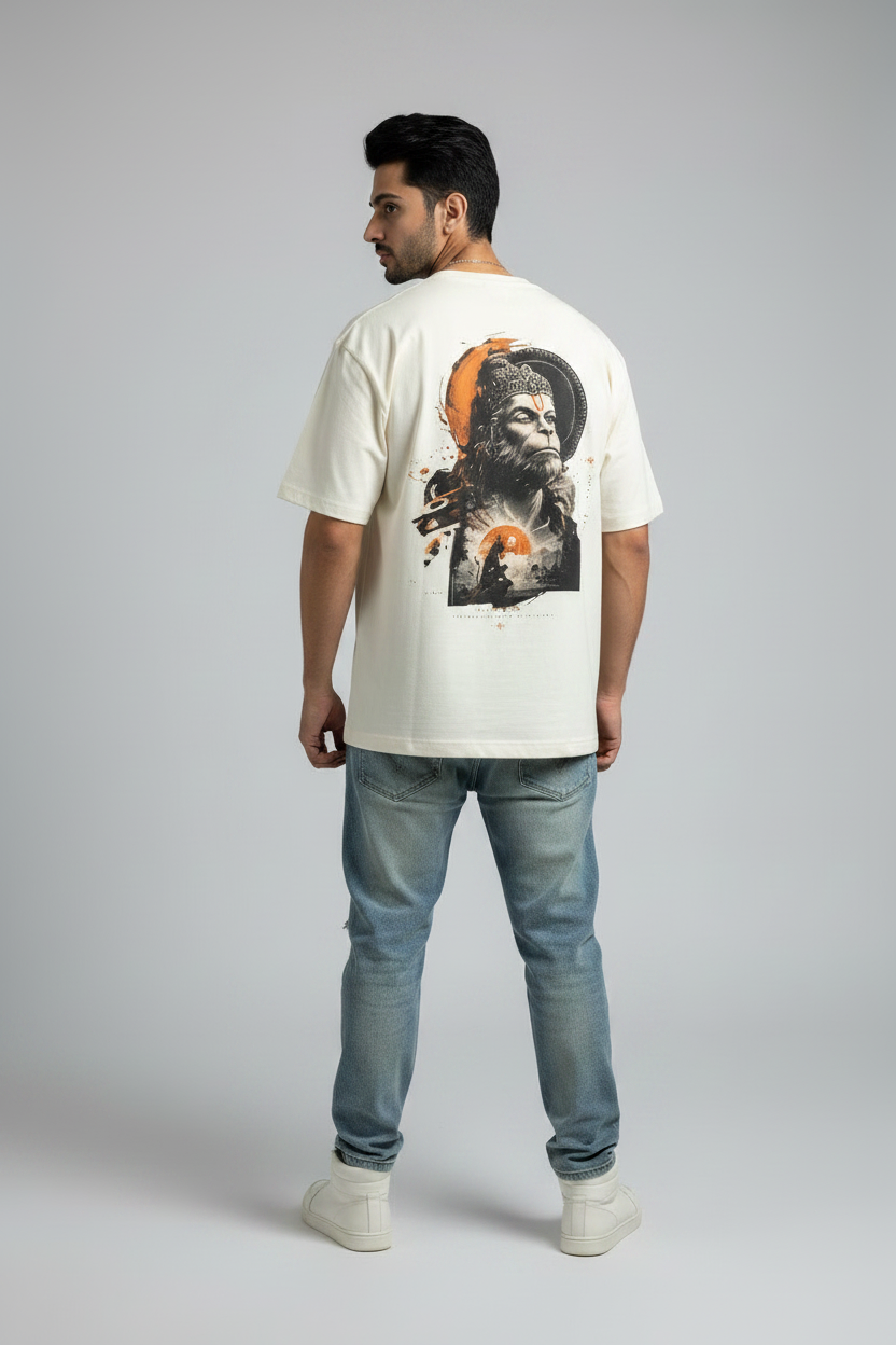 Hanuman Graphics Unisex Oversized Classic T-Shirt