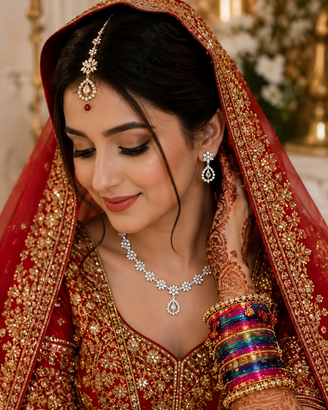 Traditional Kashmiri Ghungroo Chudi Set | Multicolor Ethnic Bangles